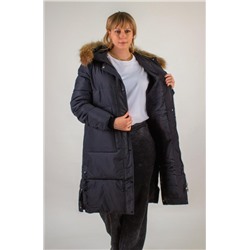 Зимняя парка, натуральный мех арт.623 (Черный)