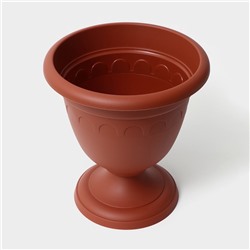 Вазон для цветов «Колывань», 8.1 л, d=30 см, h=33 см, терракотовый