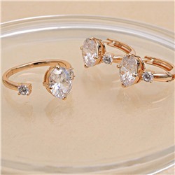 XUPING Кольцо/Серьги с замком кольцо арт. 58 0526 (id 289528)