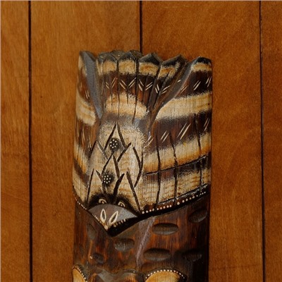 Маска «Абориген и слон», 50×12×4 см, дерево, МИКС