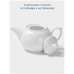 Заварочный чайник Hanna Knövell, 1 л, фарфор, белый
