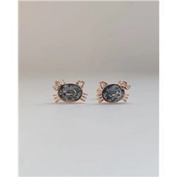 Серьги с кристаллами Swarovski