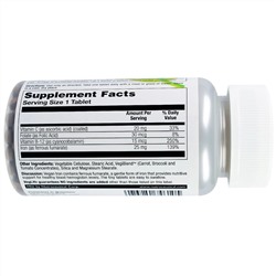 VegLife, Железо растительного происхождения, 25 мг, 100 таблеток