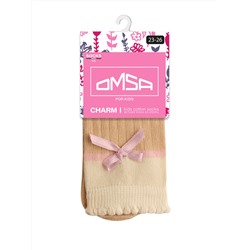 Omsa Носки OMSA kids   Calzino 22C01 с бантиком и пикотами по резинке