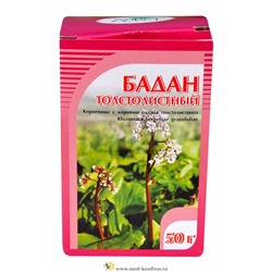 Бадан толстолистный листья 50 гр.