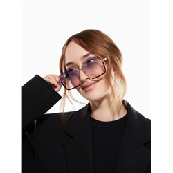 Очки солнцезащитные uv 400, дужка 13.5 см, ширина 12.8 см, линза 5.5×6 см