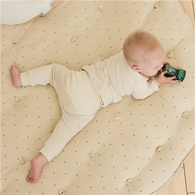 Костюм детский (штанишки, кофточка) «Крошка Я. Новогодние игрушки», рост 68-74 см