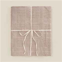 Полотенце вафельное SL HOME: Chess «Саббиа», 90×150 см, хлопок 100%, коричневое