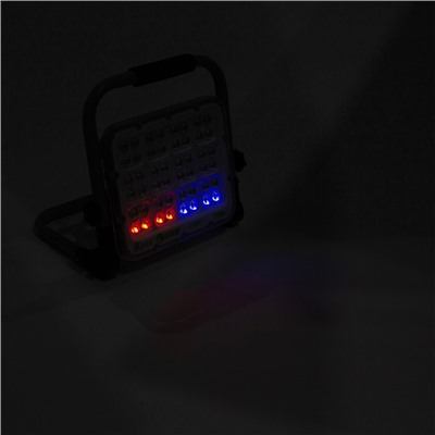 Фонарь рабочий аккумуляторный, 100 Вт, 6000 мАч, 5200 лм, диод 2835, IP65, 17 х 20 х 5 см