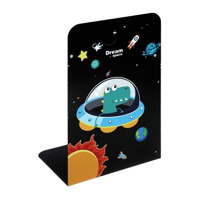 Держатель (ограничитель) подставка для книг, 2 штуки «Космос.Солнце»