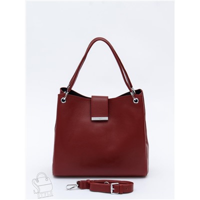 Сумка женская кожаная 98357SP wine red Velina Fabbaino-Safenta в Новосибирске