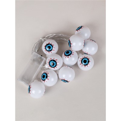 Гирлянда светодиодная 2 м 10 LED Глаз / ERD-102 /уп 100/Хэллоуин