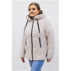 Демисезонная женская куртка осень-весна-еврозима 2811 (Бежевый)