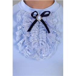 Блузка для девочки Лилия 13156 (Светло-голубой)