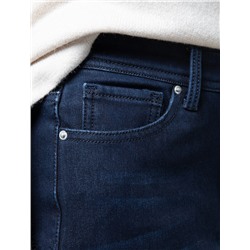 Эластичные джинсы-skinny на флисе