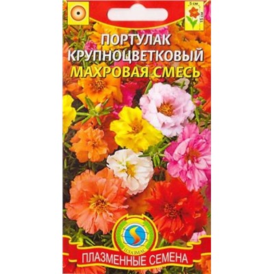 Портулак Крупноцветковый Махровая Смесь  (Код: 75403)
