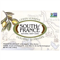 South of France, Lemon Verbena, French Milled Soap with Organic Shea Butter, 6 oz (170 g)