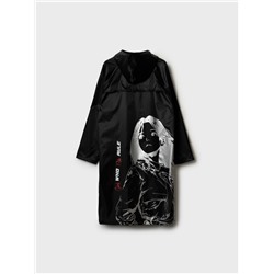 Плащ текстильный с полиуретановым покрытием для женщин (дождевик)