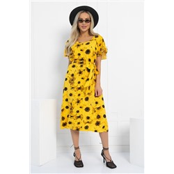Платье Теплое лето (желтое) П12878-19М