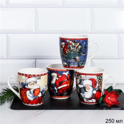 Кружка новогодняя 250 мл / 28038 /уп 96//