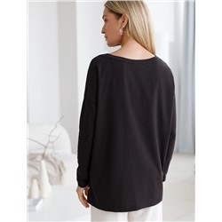 Джемпер из премиального хлопка с эластаном