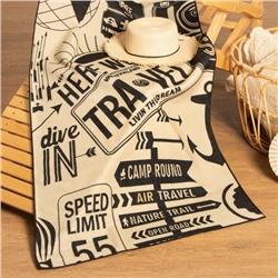 Полотенце пляжное «Этель» Travel, 70×140 см