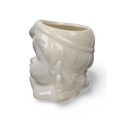 Горшок для цветов «Ангел», 290 мл, 13×8×9 см, керамика, белый