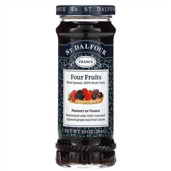 St. Dalfour, Deluxe Four Fruits Spread, 10 oz (284 g)