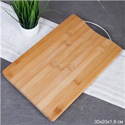 Доска разделочная 20х30х1.8 см / V-64 /уп 30/ бамбук