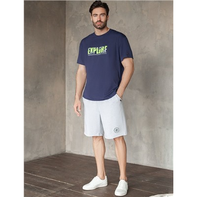 Свободная футболка  с авторским принтом