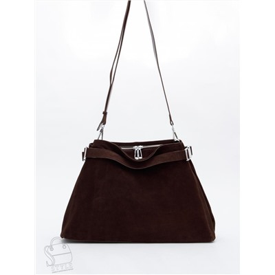 Сумка женская кожаная 6149Q coffee Polina&Eiterou