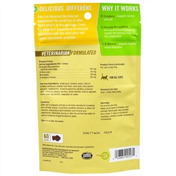 Pet Naturals of Vermont, УТ-поддержка с клюквой и D-маннозой, для кошек, 60 жевательных таблеток, 2,65 унции (75 г)