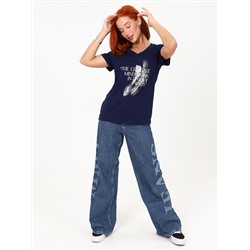 Сопряжение - футболка чернильный