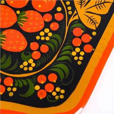 Доска разделочная деревянная хохлома «Ягодка», МИКС