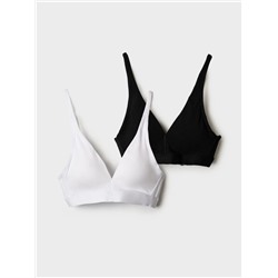 Бюстгальтер трикотажный для девочек, 2 шт в комплекте