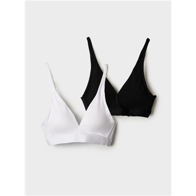 Бюстгальтер трикотажный для девочек, 2 шт в комплекте