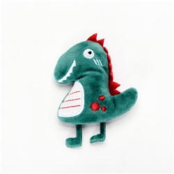 Игрушка для кошек с кошачьей мятой «Дракон», 10 см, зелёная