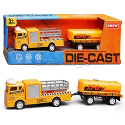 Машина "Лесовоз" металл, в коробке