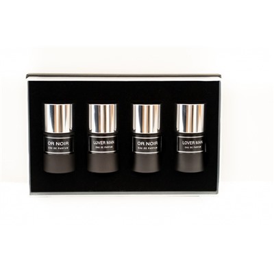 HAUTE FRAGRANCE COMPANY set LOVER+OR NOIR edp (m) 4*15ml