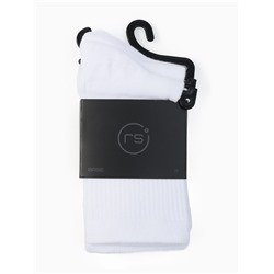 Носки спортивные хлопковые Resport, 3 пары, размер 35-38, белые