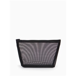 Косметичка Classic, сетка, на молнии, чёрная