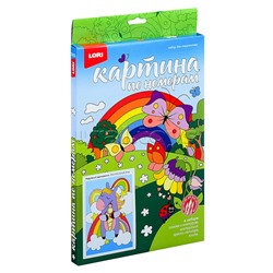 Картина по номерам для малышей "Радужный единорожка"