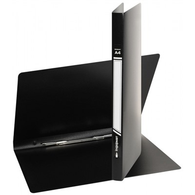 Папка скоросшиватель пластиковая непрозрачная черная 0,55мм 4055 inФОРМАТ