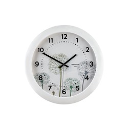 Часы настенные интерьерные «Одуванчик», d=29 см, бесшумные, белые