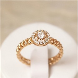 Кольцо позолота  Н01-6544 размер 18,5 19