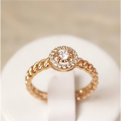 Кольцо позолота  Н01-6544 размер 18,5 19