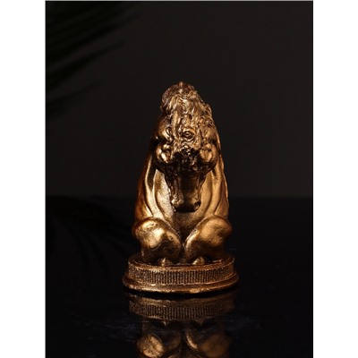 Фигурка гипс «Конь: шахматная фигура», 9×6 см, цвет бронза