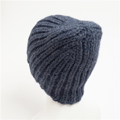 Шапка женская, цвет джинс, размер 56-58