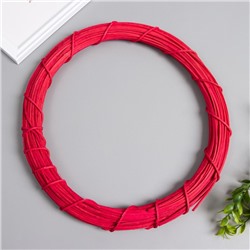 Кольцо ротанг для изготовления ловца снов «Фуксия», d=30 см