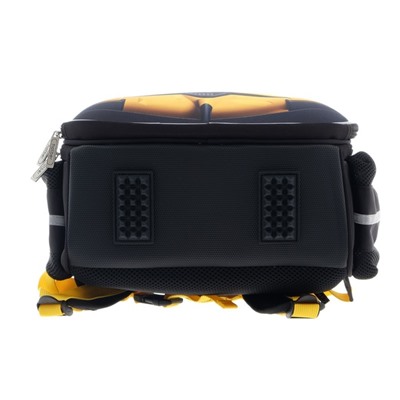 Рюкзак каркасный Hatber Ergonomic light «Скорость и мощь», 38×29×15 см, жёлтый, NRk_71044